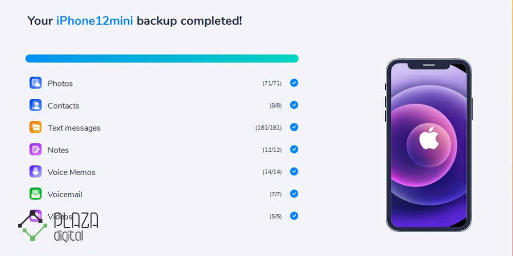 backup data from iphone