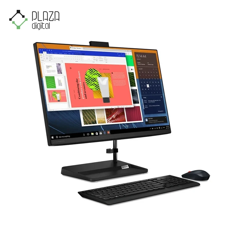 نمای رو به رو کامپیوتر همه کاره 24 اینچی لنوو مدل lenovo ideacentre aio 3 nontouch-a