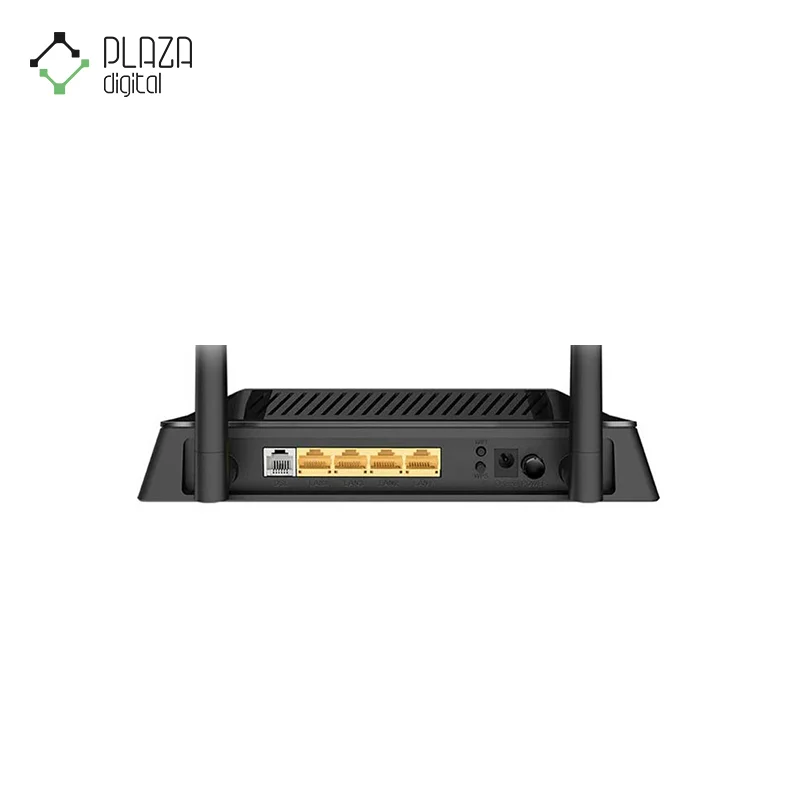 نمای پشت مودم روتر vdsl/adsl2 plus بی‌سیم 300mbps نتربیت مدل nsl-224