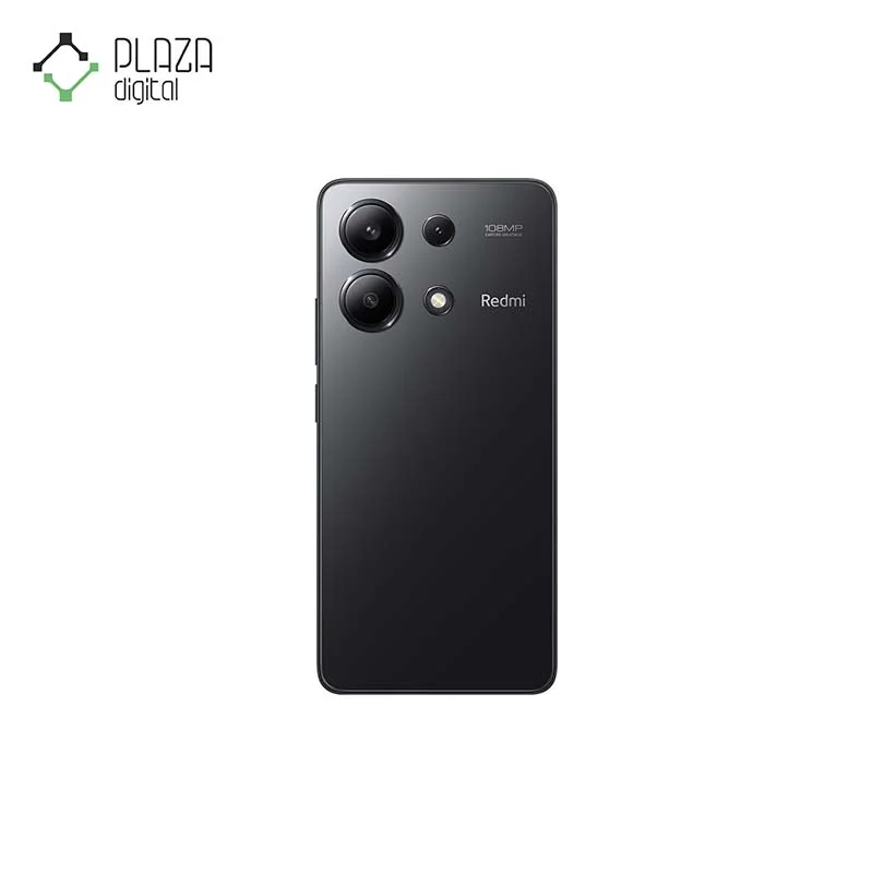 نمای قاب پشت گوشی موبایل شیائومی مدل Redmi Note 13 ظرفیت 128 گیگابایت با رم 6 گیگابایت رنگ مشکی