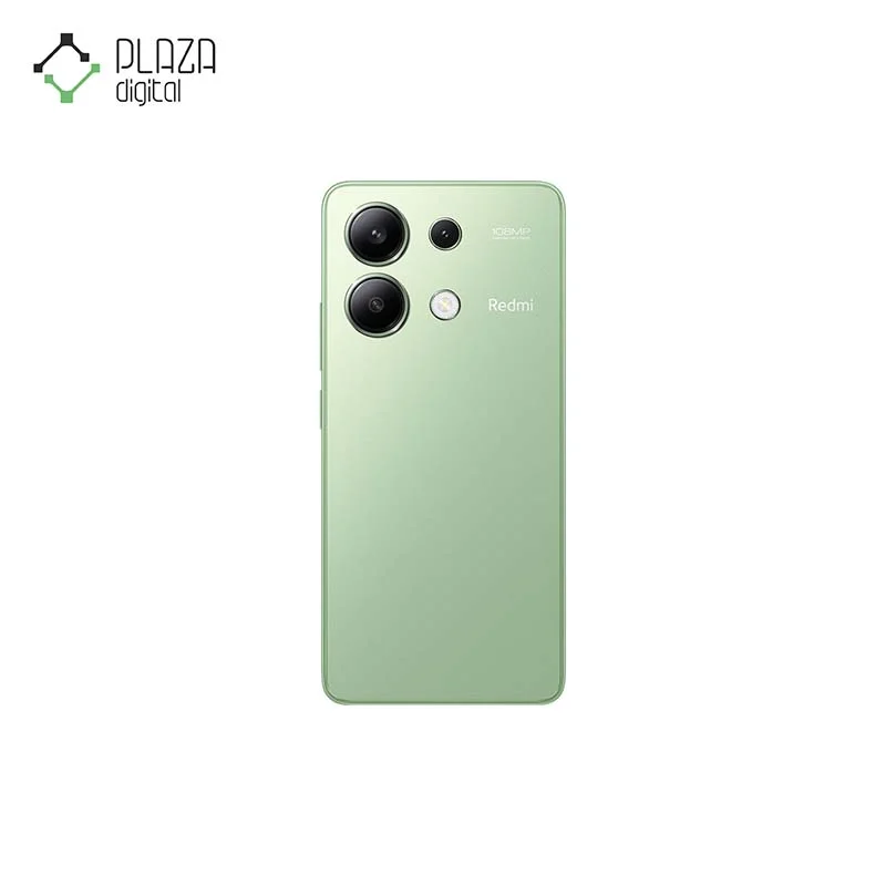 نمای قاب پشت گوشی موبایل شیائومی مدل Redmi Note 13 ظرفیت 128 گیگابایت با رم 6 گیگابایت رنگ سبز