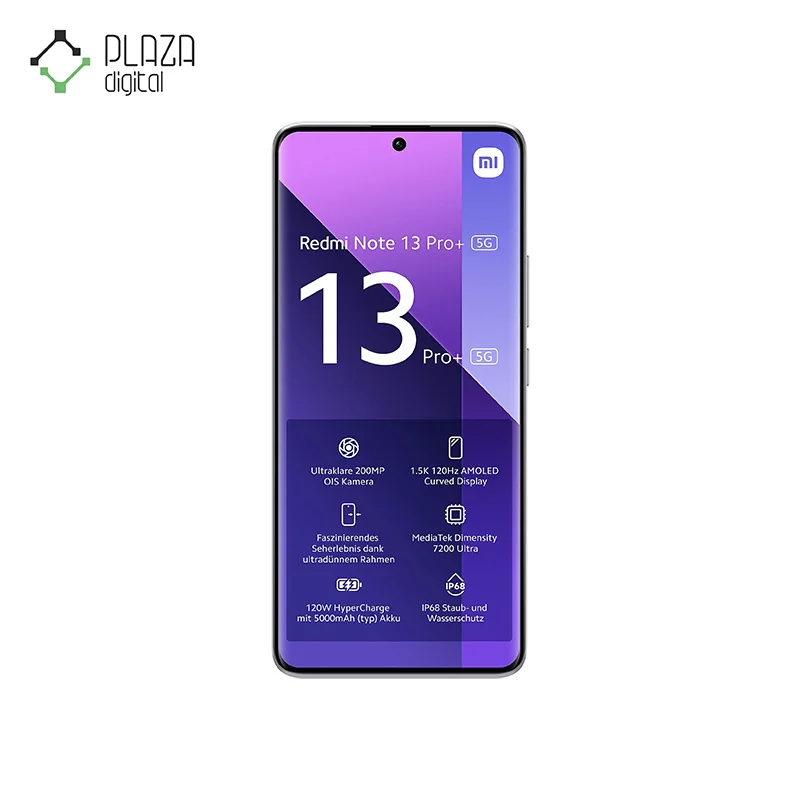 گوشی موبایل شیائومی مدل Redmi Note 13 Pro Plus ظرفیت 512 گیگابایت با رم 12 گیگابایت