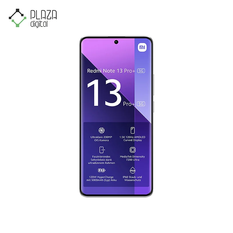 گوشی موبایل شیائومی مدل Redmi Note 13 Pro Plus ظرفیت 512 گیگابایت با رم 12 گیگابایت