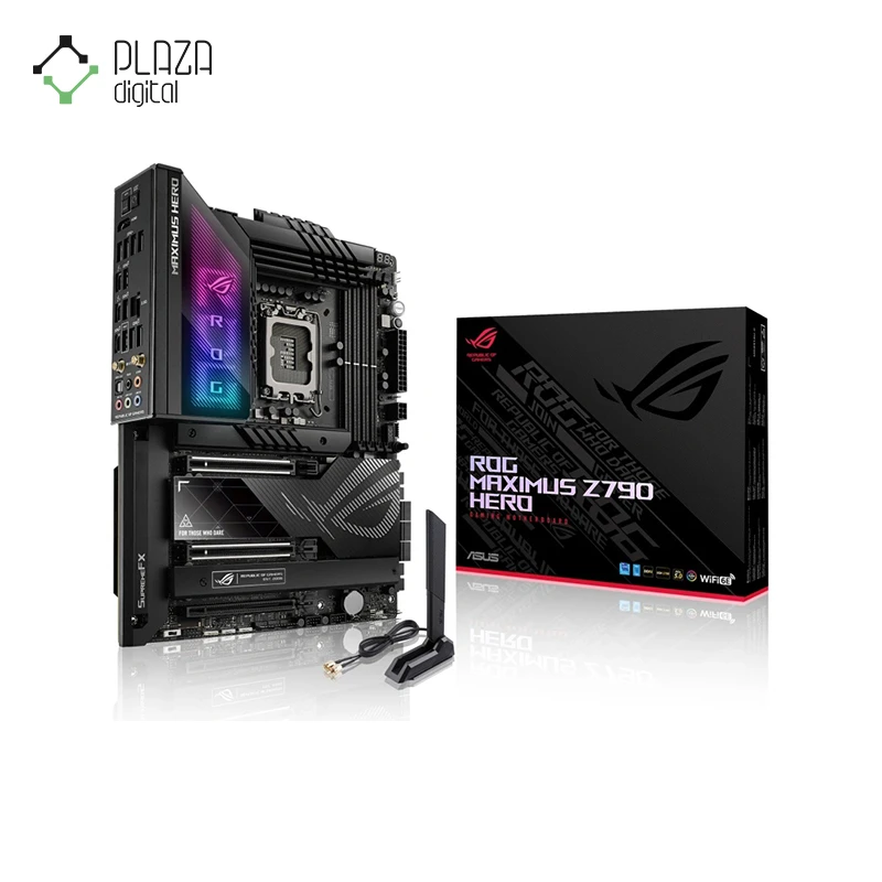 نمای اصلی مادربرد ایسوس مدل rog strix maximusz790 hero wifi ddr5