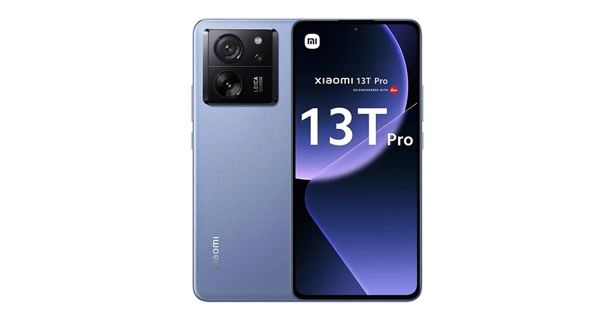 13t pro xiaomi mobile blue main view