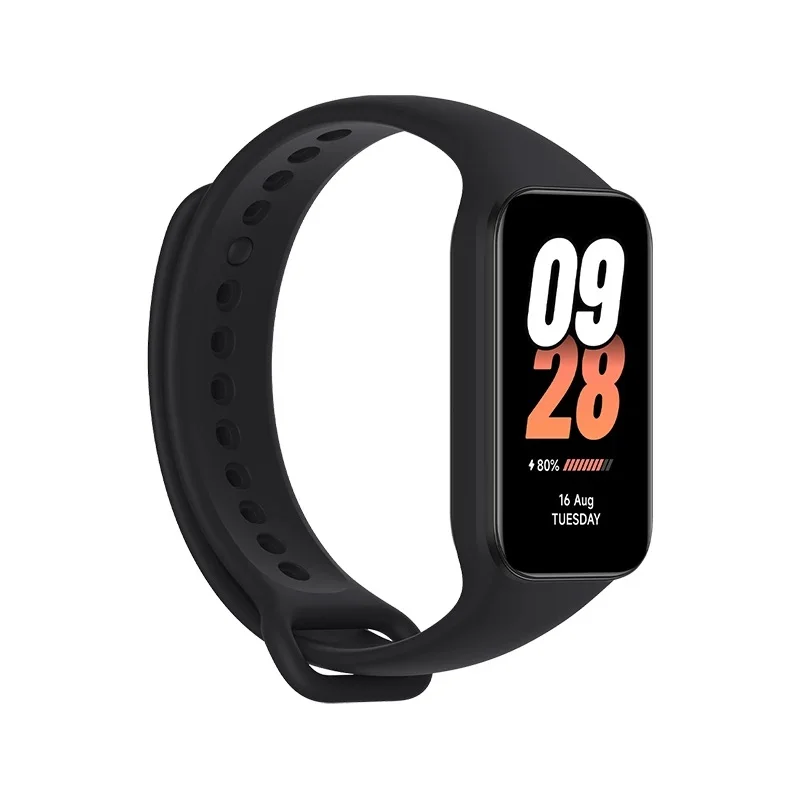 نمای راست ساعت هوشمند شیائومی مدل mi band 8 active