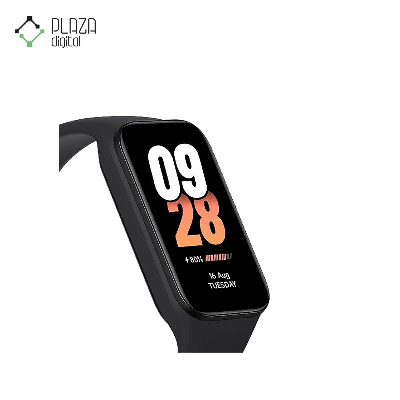 نمای صفحه نمایش ساعت هوشمند شیائومی مدل mi band 8 active