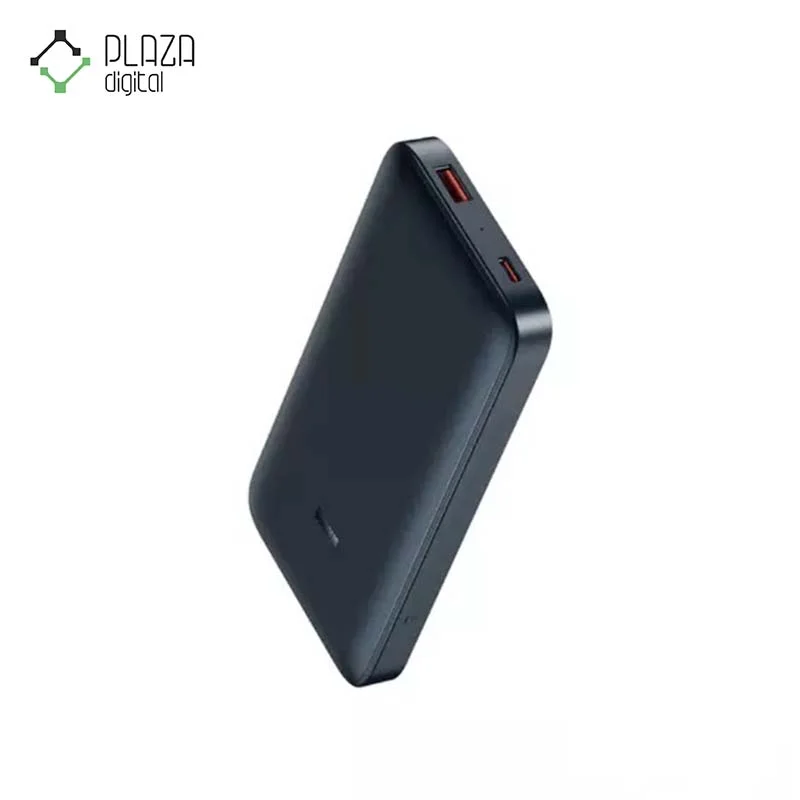 نمای کنار پاوربانک مغناطیسی باسئوس مدل 20W Magnetic Wireless PPCX0102 با ظرفیت 10000 میلی آمپر