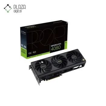 نمای اصلی کارت گرافیک ایسوس مدل proart geforce rtx 4080 oc edition 16GB gddr6X حافظه 16 گیگابایت