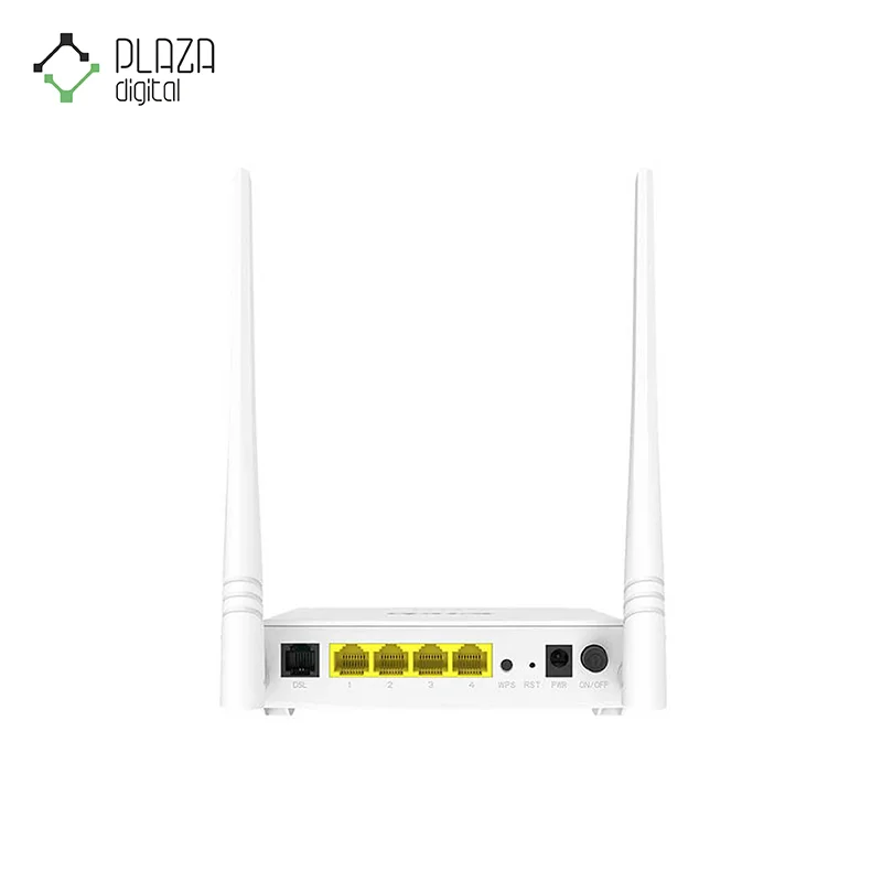 نمای پشت مودم روتر ADSL/VDSL بی‌سیم N300 تندا مدل V300