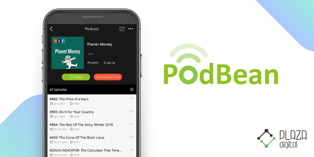 06 اپلیکیشن پادبین Podbean