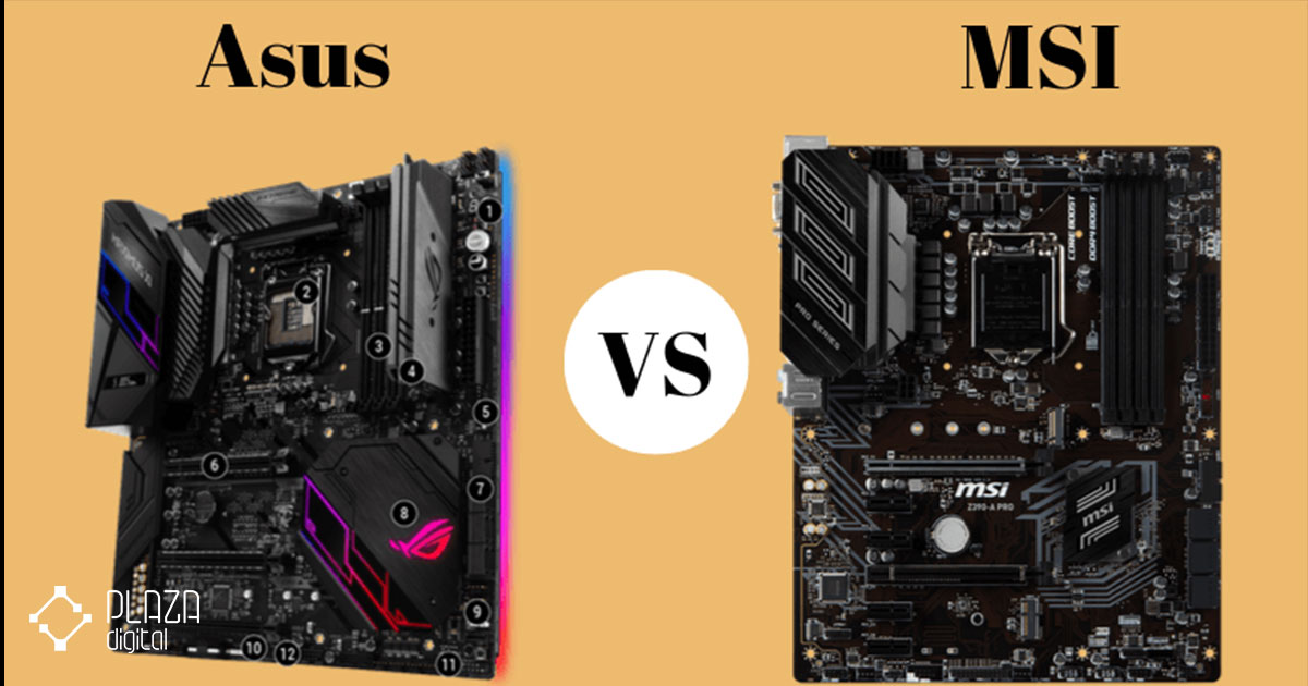 Asus Vs MSI Motherboard 1