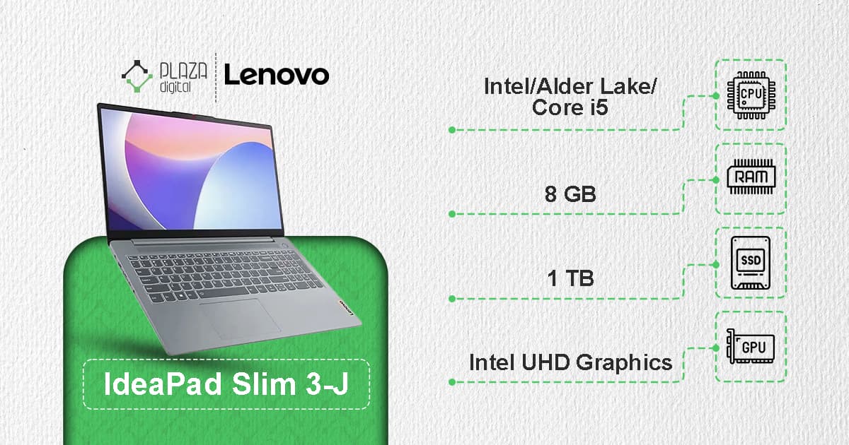 لپ تاپ 15.6 اینچی لنوو IdeaPad مدل Slim 3-J