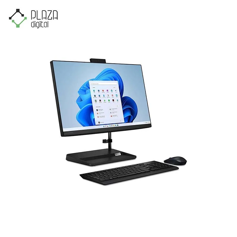 نمای سمت چپ کامپیوتر همه کاره 24 اینچی لنوو مدل IdeaCentre AIO 3-F NonTouch رنگ مشکی