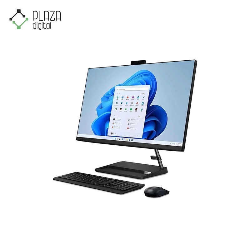 نمای سمت راست کامپیوتر همه کاره 24 اینچی لنوو مدل IdeaCentre AIO 3-F NonTouch رنگ مشکی