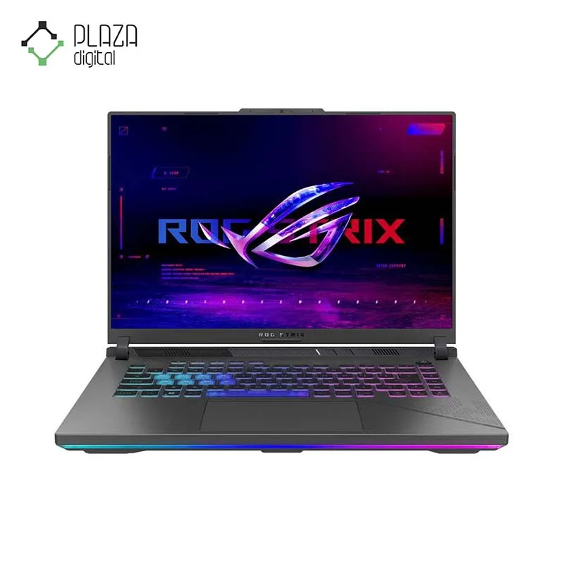 نمای رو به رو لپ تاپ گیمینگ 16 اینچی ایسوس ROG Strix G16 مدل G614JVR