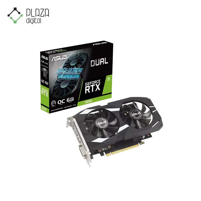 کارت گرافیک ایسوس مدل Dual GeForce RTX 3050 OC حافظه 6 گیگابایت