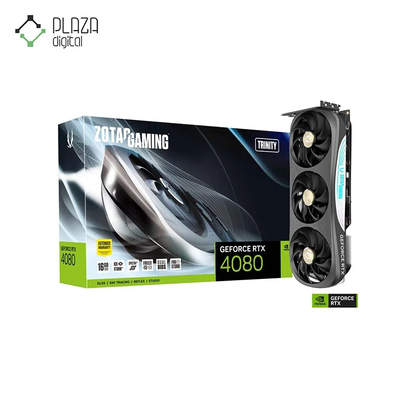 کارت گرافیک زوتاک مدل GAMING GeForce RTX 4080 Trinity حافظه 16 گیگابایت