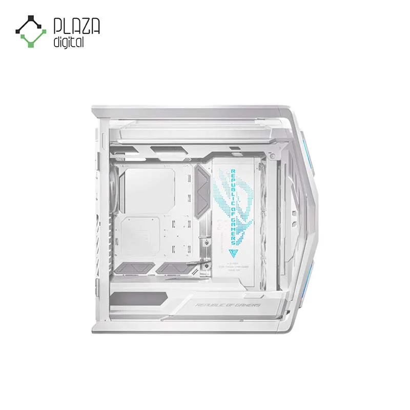 نمایی از داخل کیس کامپیوتر ایسوس مدل ROG Hyperion GR701 White