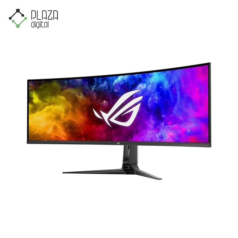 نمای سمت راست مانیتور گیمینگ 49 اینچ ایسوس ROG Swift OLED مدل PG49WCD