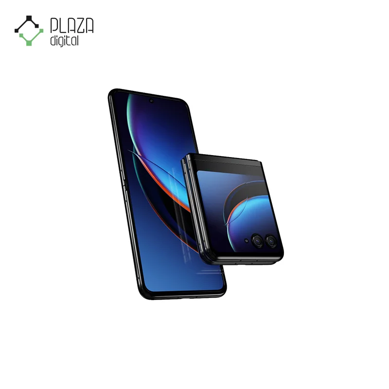 نمای کلی گوشی موبایل موتورولا مدل razr 40 ultra ظرفیت 256 گیگابایت با رم 12 گیگابایت مشکی