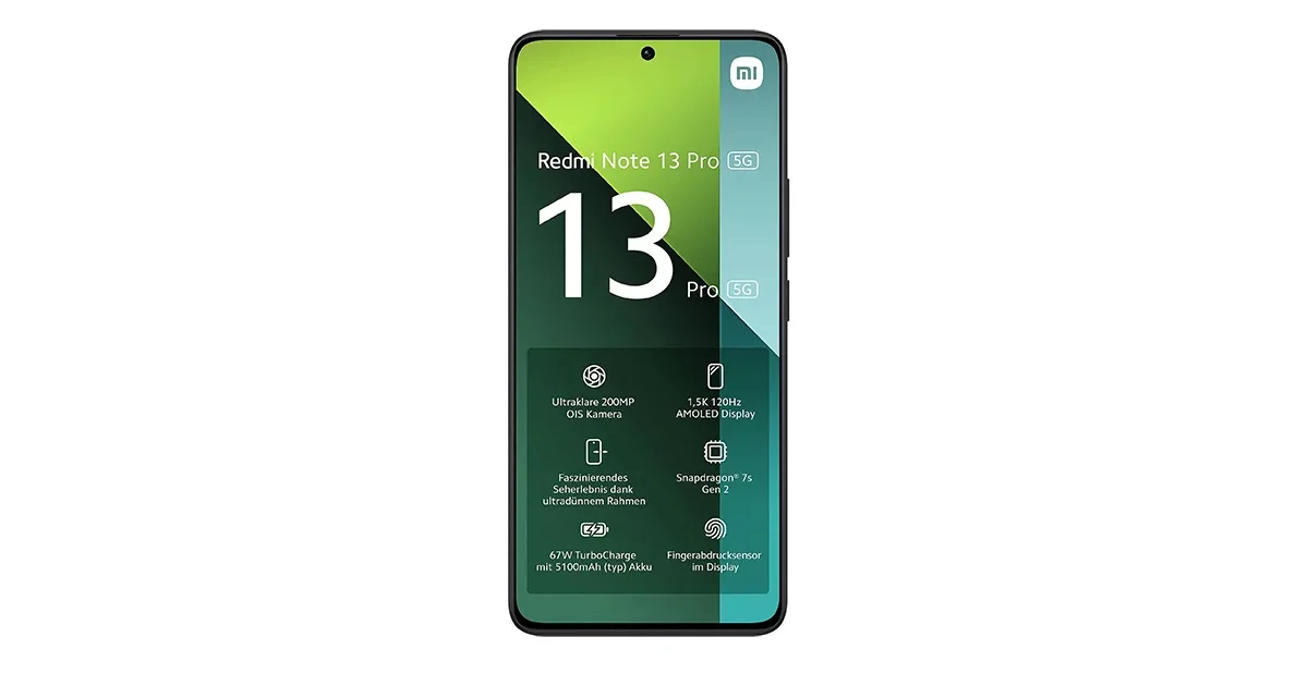 گوشی موبایل شیائومی مدل Redmi Note 13 Pro 5G ظرفیت 512 گیگابایت با رم 12 گیگابایت