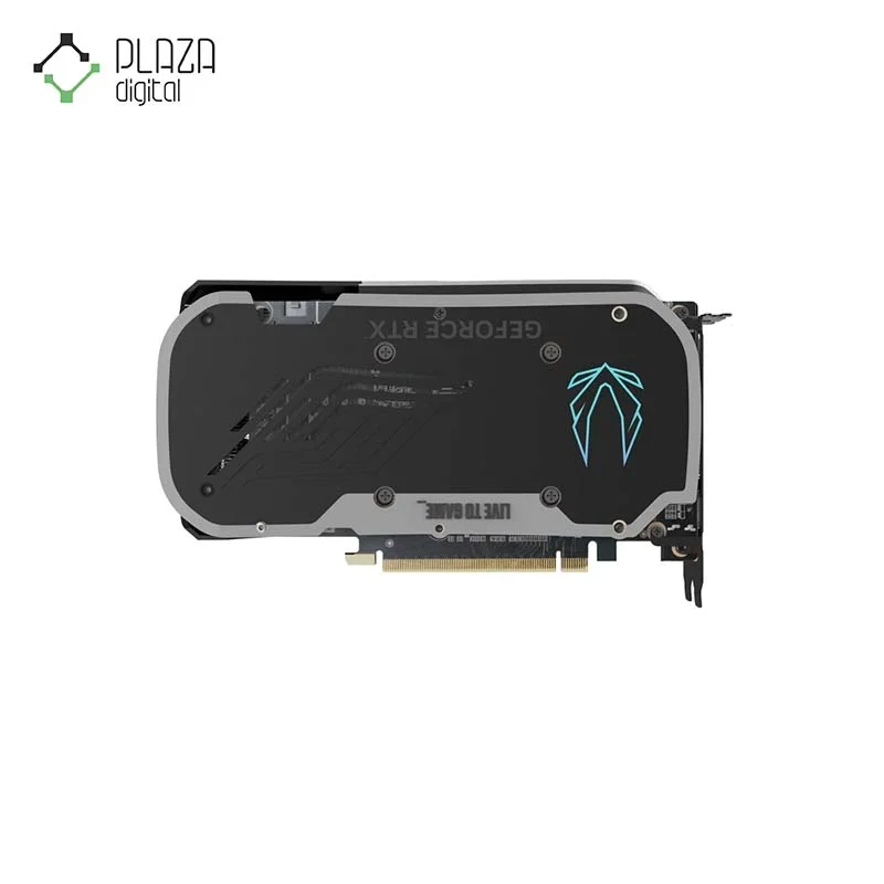 نمای پشت کارت گرافیک زوتاک مدل GAMING GeForce RTX 4060 Ti Twin Edge حافظه 16 گیگابایت