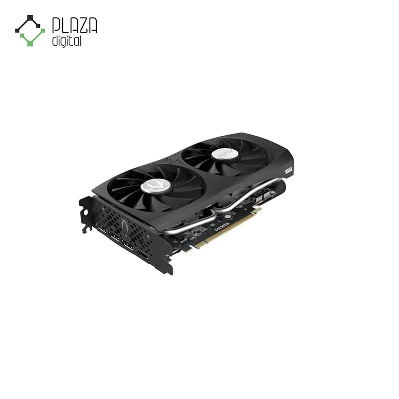 نمای سمت چپ از فن های کارت گرافیک زوتاک مدل GAMING GeForce RTX 4060 Ti Twin Edge حافظه 16 گیگابایت