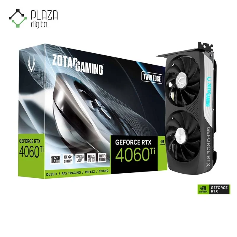 کارت گرافیک زوتاک مدل GAMING GeForce RTX 4060 Ti Twin Edge حافظه 16 گیگابایت