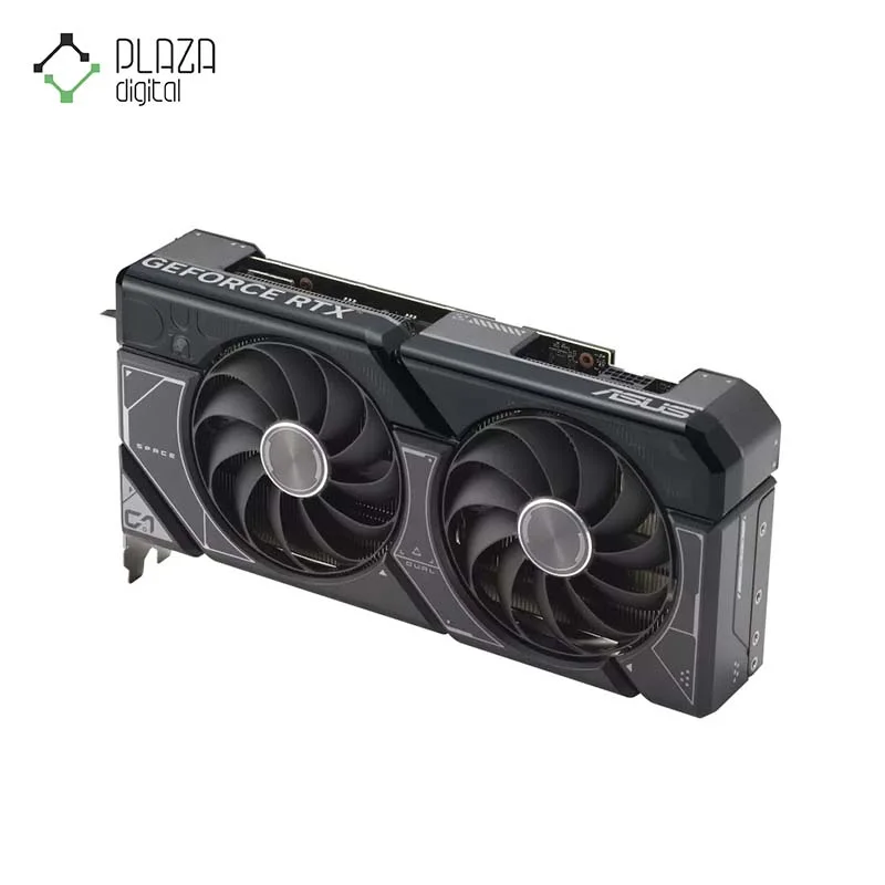 نمای سمت راست کارت گرافیک ایسوس مدل GeForce RTX 4070 SUPER DUAL OC حافظه 12 گیگابایت