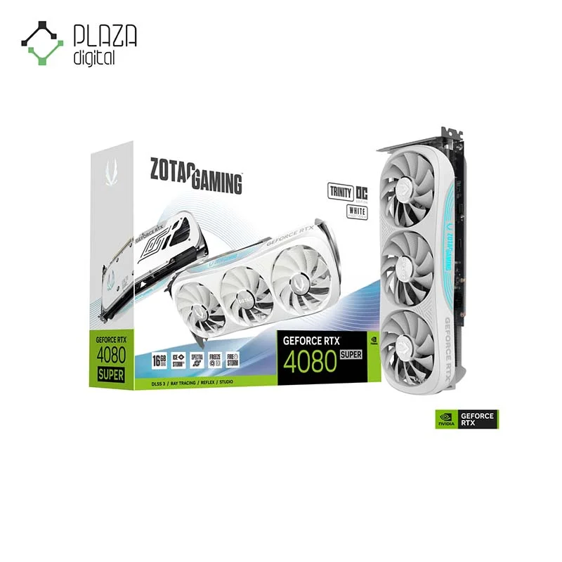 کارت گرافیک زوتاک مدل GAMING GeForce RTX 4080 SUPER Trinity OC White Edition GDDR6X حافظه 16 گیگابایت