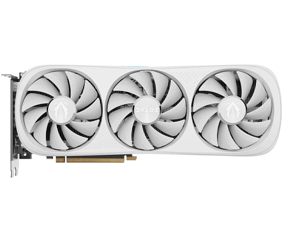 فن های کارت گرافیک زوتاک مدل GAMING GeForce RTX 4080 SUPER Trinity OC White Edition GDDR6X حافظه 16 گیگابایت