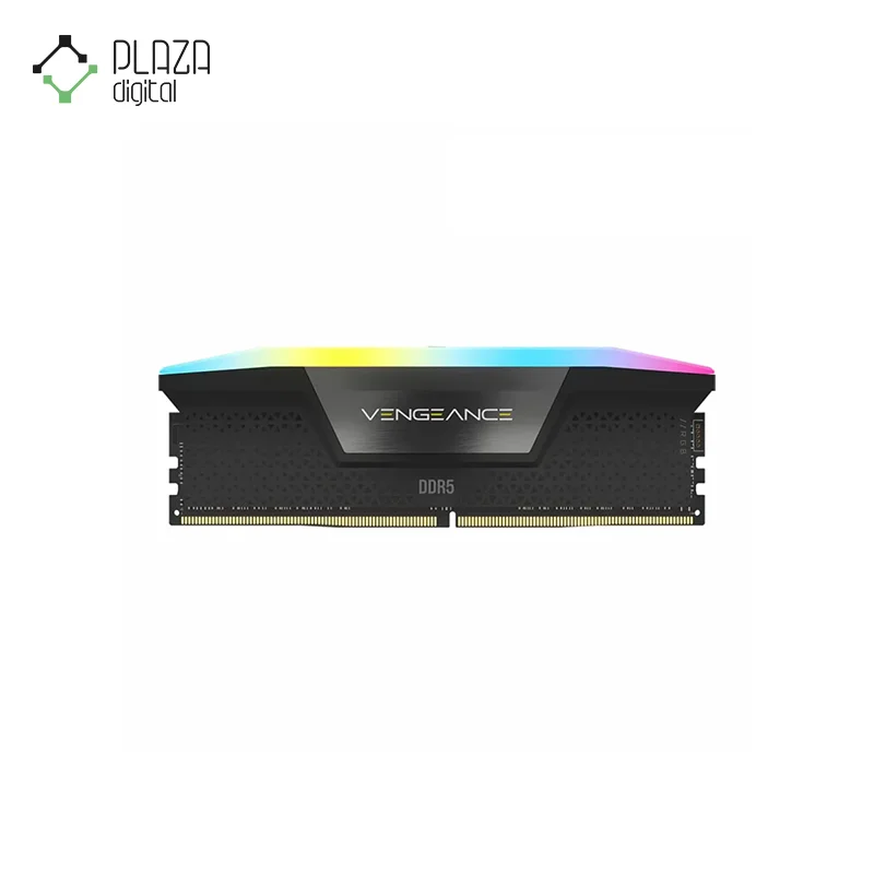 نمای اصلی رم دسکتاپ ddr5 دو کاناله 6200 مگاهرتز cl36 کورسیر مدل vengeance rgb ظرفیت 32 گیگابایت