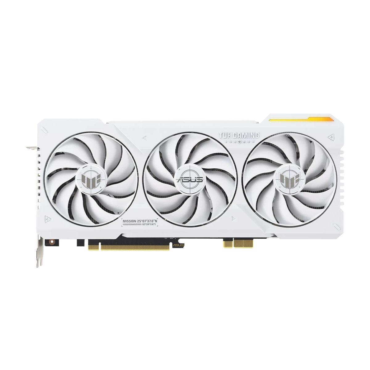 کارت گرافیک ایسوس مدل TUF Gaming GeForce RTX 4070 Ti SUPER BTF White OC Edition 16GB GDDR6X حافظه 16 گیگابایت - پلازا دیجیتال