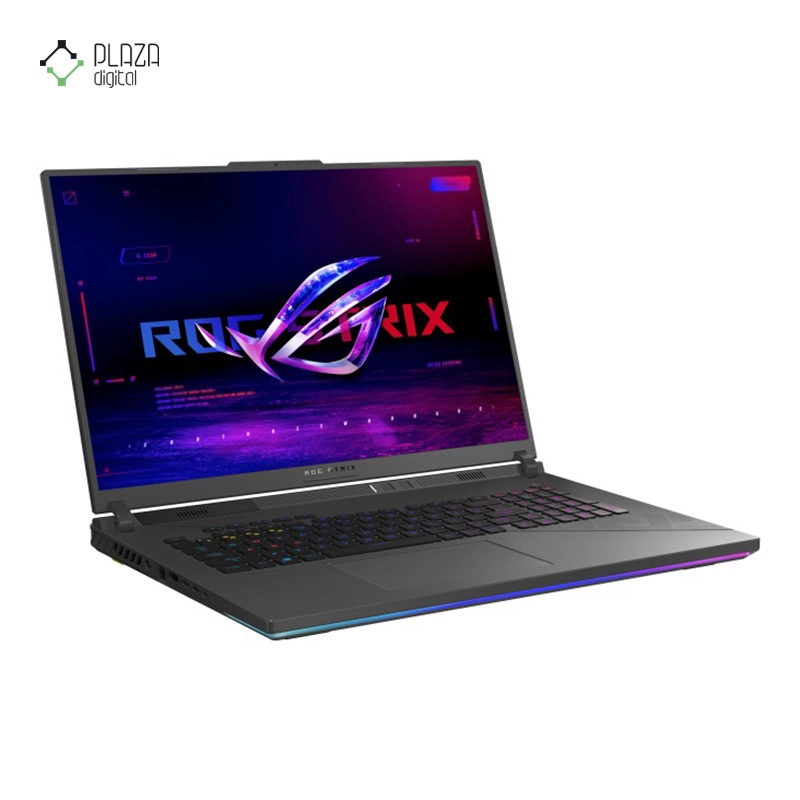 نمای سمت چپ لپ تاپ ایسوس 18 اینچی مدل ROG Strix Scar G18 G814JZR i9 14900HX 32GB 1TB SSD RTX4080 پلازا دیجیتال