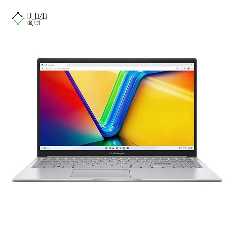 نمای جلو لپ تاپ ایسوس 15.6 اینچی مدل VivoBook 15 F1504VA i5 1335U 16GB 2TB SSD Intel Iris Xe پلازا دیجیتال