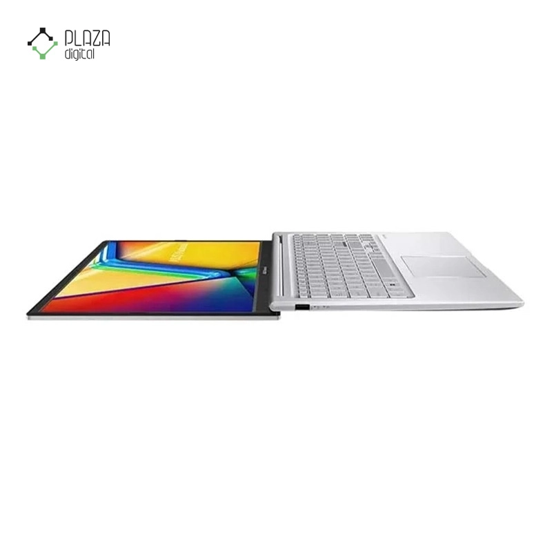 نمای 180 درجه لپ تاپ ایسوس 15.6 اینچی مدل VivoBook 15 F1504VA i5 1335U 24GB 1TB SSD Intel Iris Xe پلازا دیجیتال