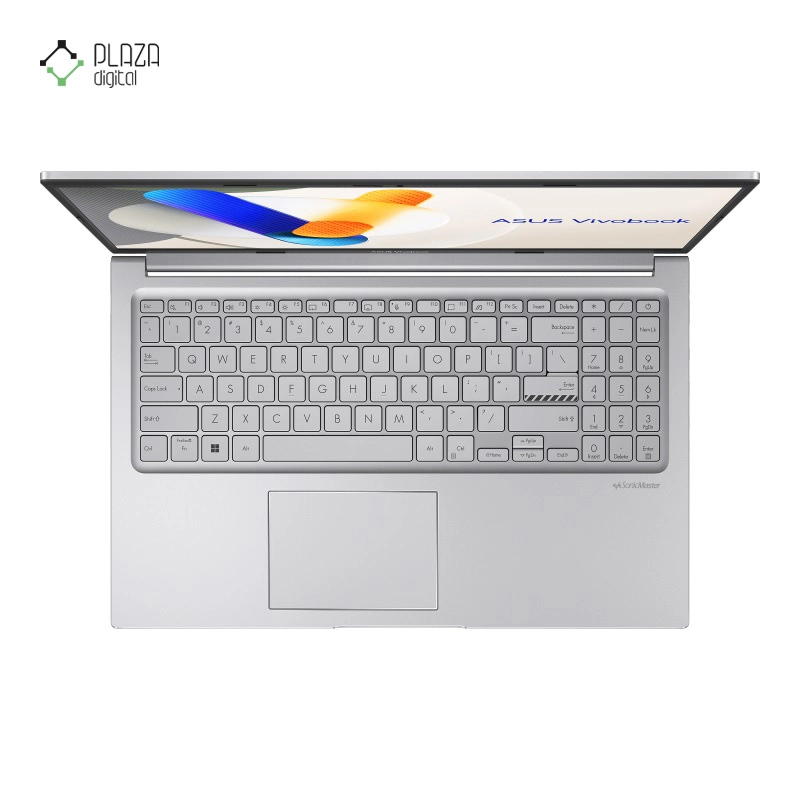 نمای کیبورد لپ تاپ ایسوس 15.6 اینچی مدل VivoBook 15 X1504VA i7 1355U 8GB 1TB SSD Intel Iris Xe پلازا دیجیتال