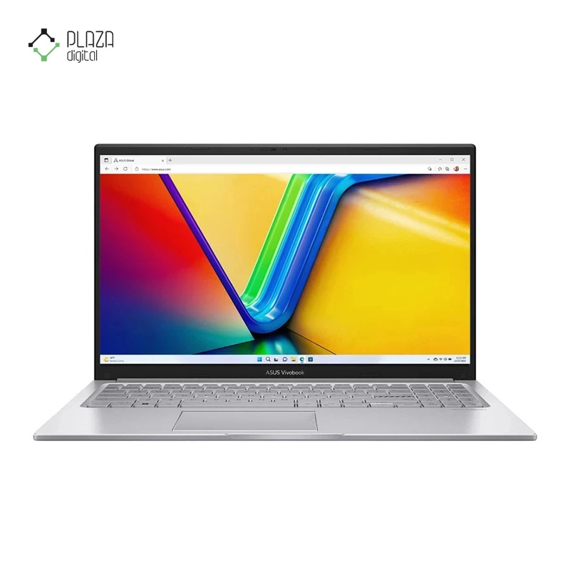 نمای جلو لپ تاپ ایسوس 15.6 اینچی مدل VivoBook 15 X1504ZA i7 1255U 16GB 2TB SSD Intel Iris Xe پلازا دیجیتال