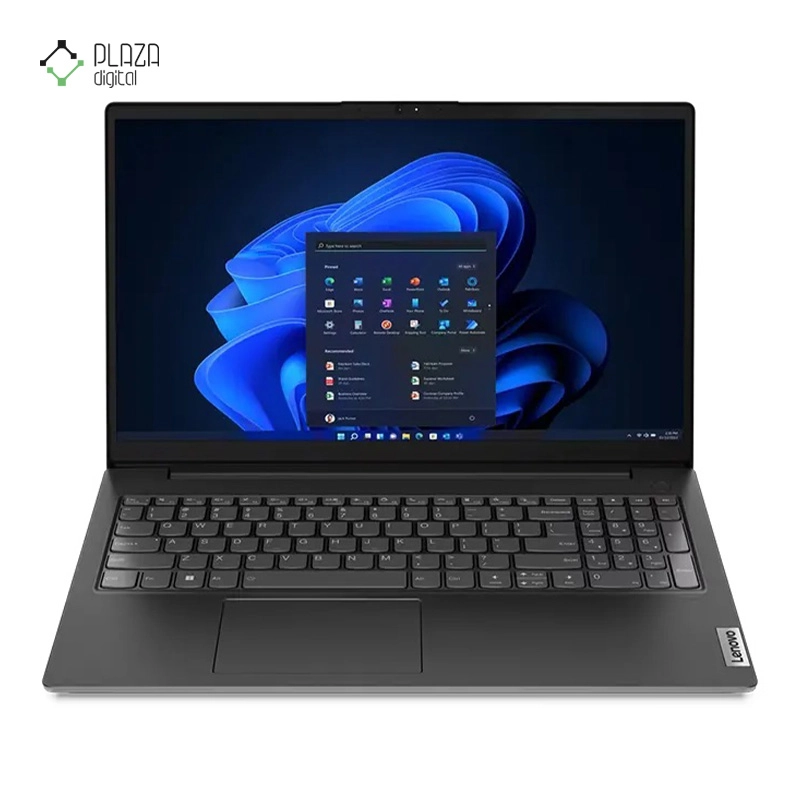 نمای جلو لپ تاپ لنوو 15.6 اینچی مدل IdeaPad V15 i3 1315U 12GB 512GB SSD Intel UHD پلازا دیجیتال