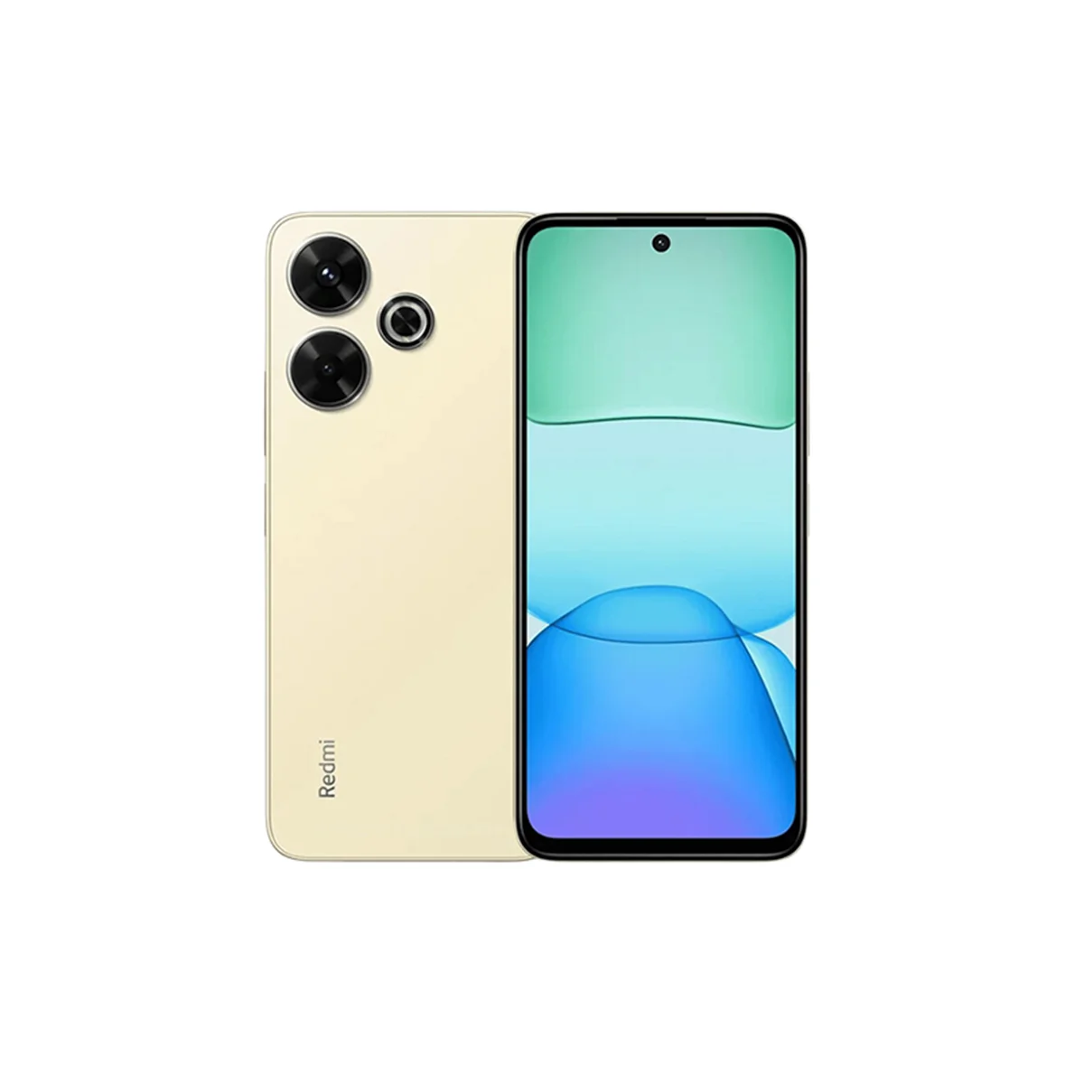 نمای کلی رنگ کرم طلایی گوشی موبایل شیائومی مدل Redmi 13 دو سیم کارت ظرفیت 128GB رم 6GB - گلوبال پلازا دیجیتال