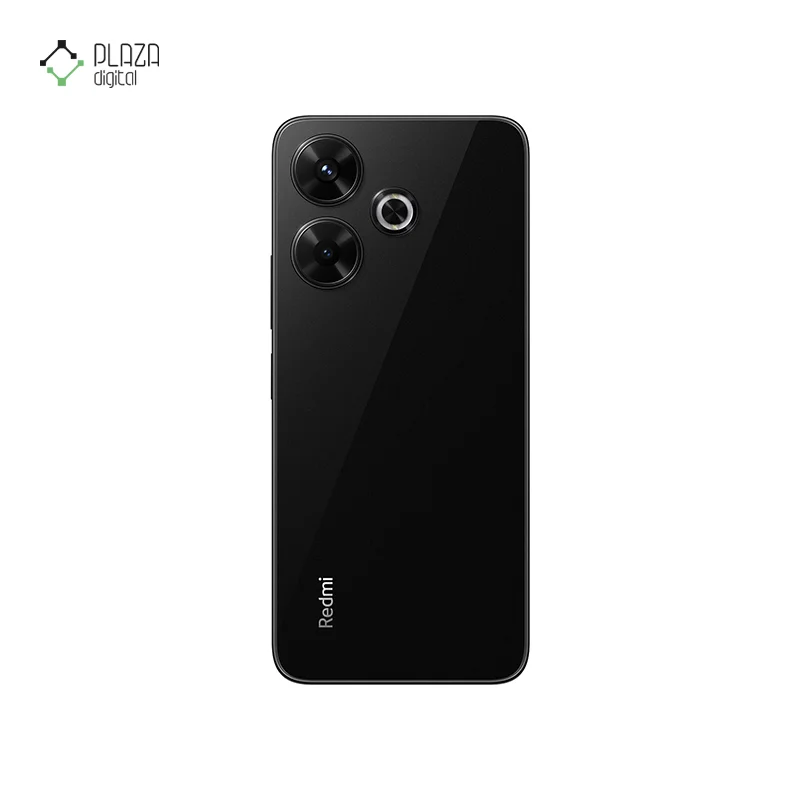 نمای پشت رنگ مشکی گوشی موبایل شیائومی مدل Redmi 13 دو سیم کارت ظرفیت 128GB رم 6GB - گلوبال پلازا دیجیتال