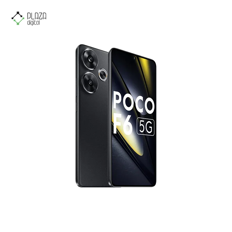 نمای راست گوشی موبایل شیائومی مدل Poco F6 دو سیم کارت ظرفیت 256GB رم 8GB - گلوبال مشکی پلازا دیجیتال